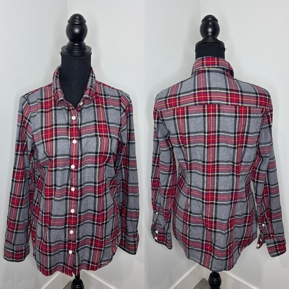 J.Crew Plaid Women’s ‘The Perfect Shirt’ Button Up (S)